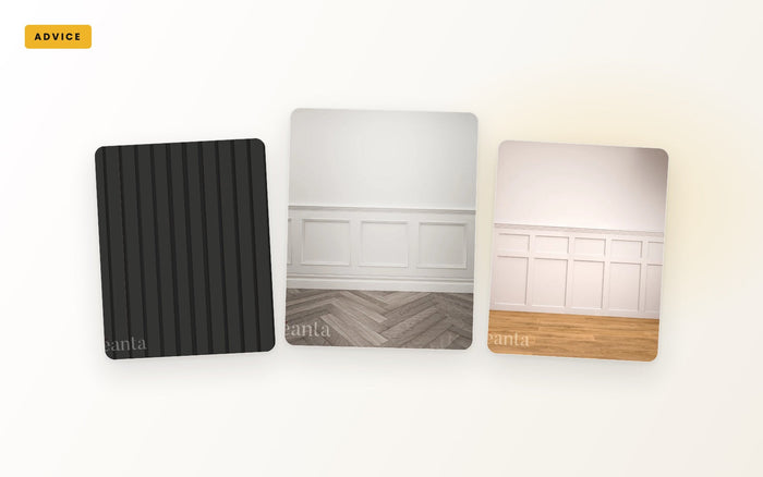 Acoustic and traditional wall panelling