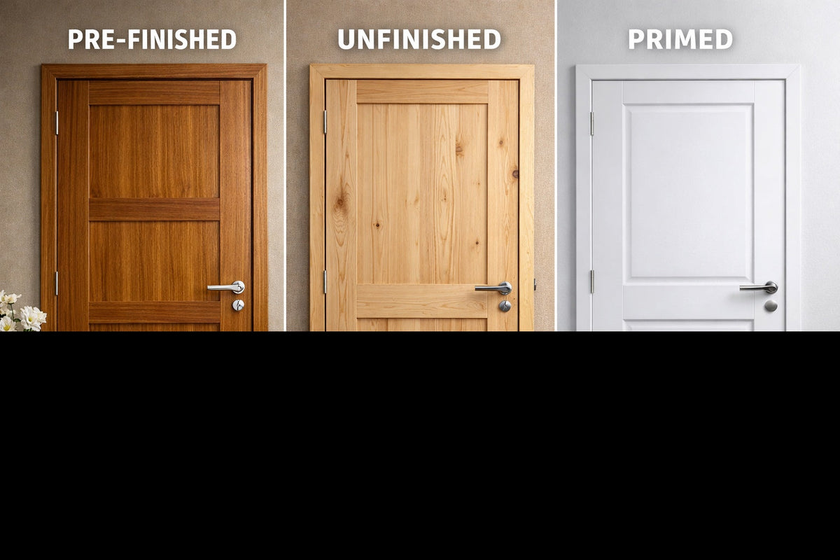 Pre-Finished, Unfinished & Primed Doors: The Complete UK Guide