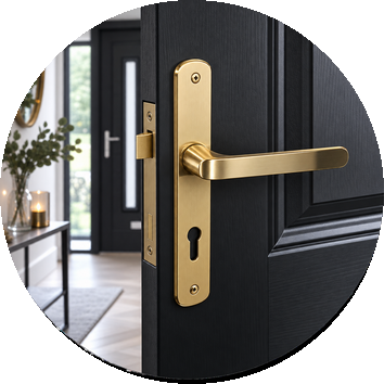 Handles On Back Plate