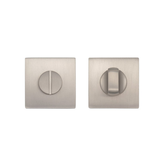 Deanta Thumbturn Set Satin Nickel - Square Rose SQTTLSN