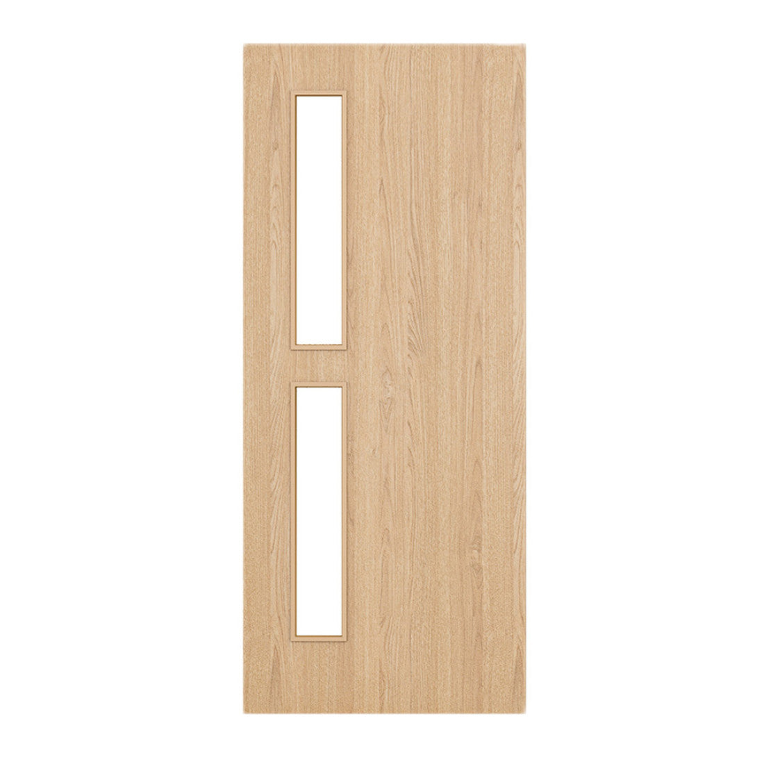 Deanta Flush Fully Finished Oak - Clear Glass 35FLX07
