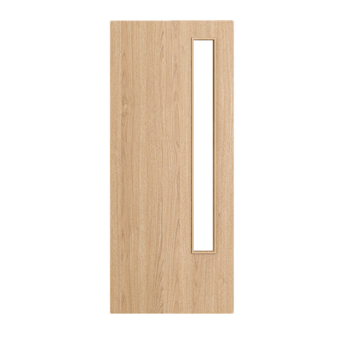 Deanta Flush Fully Finished Oak - Clear Glass 35FLX13