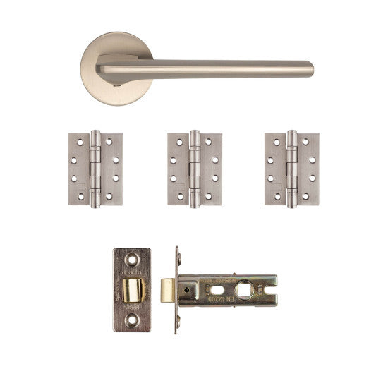 Deanta Ithaca Satin Nickel Handle Pack ITHLAK