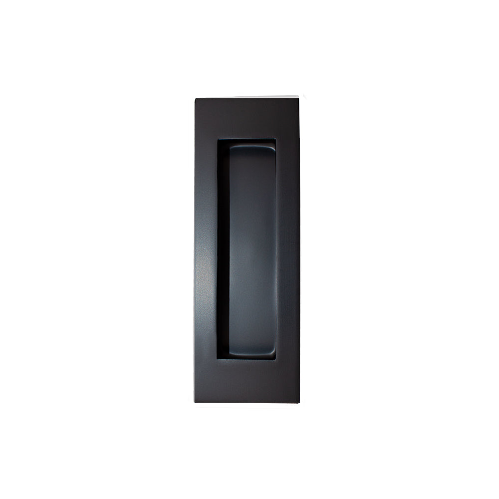 Deanta Slim Pocket Door Finger Pull Handle Pair - Black