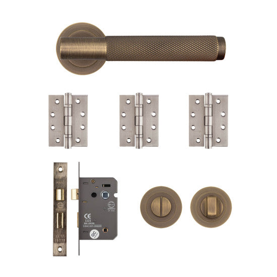 Deanta Sparta Bathroom Kit Matt Antique Brass SPABAKMAB