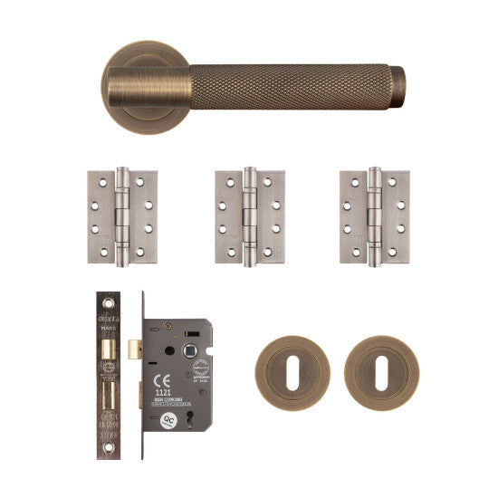 Deanta Sparta Mortice Kit Matt Antique Brass SPAMOKMAB