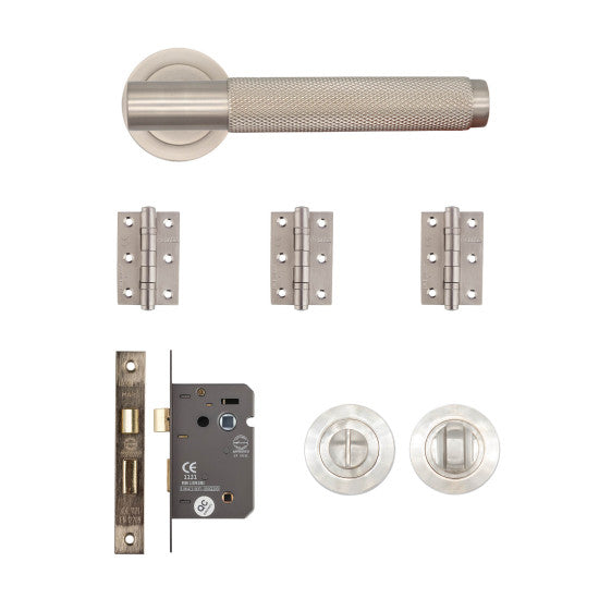 Deanta Sparta Bathroom Kit Satin Nickel SPABAKSN