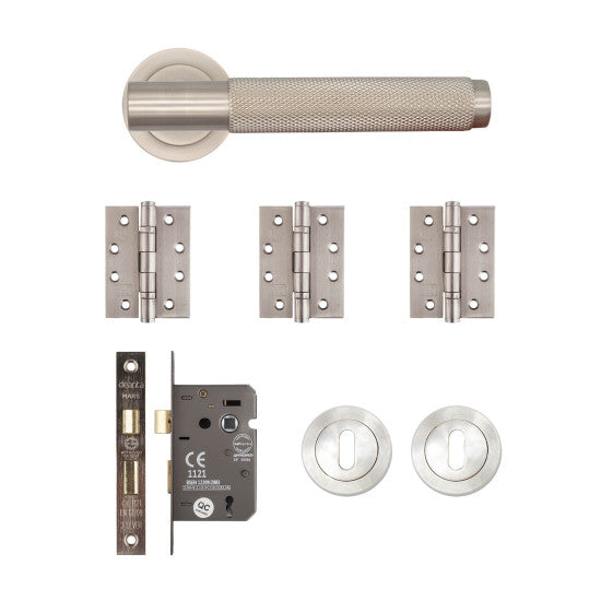 Deanta Sparta Mortice Kit Satin Nickel SPAMOKSN