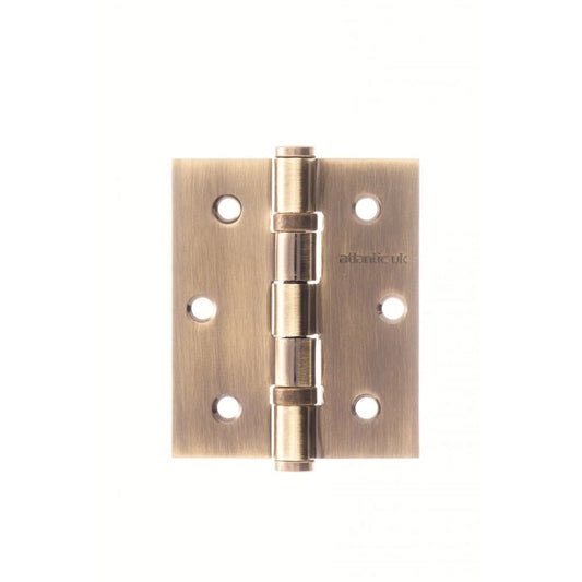 Atlantic UK Hardware Atlantic Ball Bearing Hinges 3″x2.5″x2.5mm Antique Brass A2HB32525AB PAIR