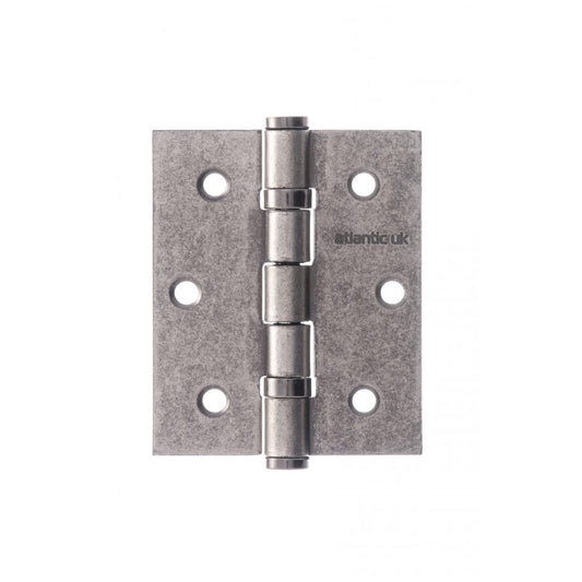 Atlantic UK Hardware Atlantic Ball Bearing Hinges 3″x2.5″x2.5mm Distressed Silver A2HB32525DS PAIR
