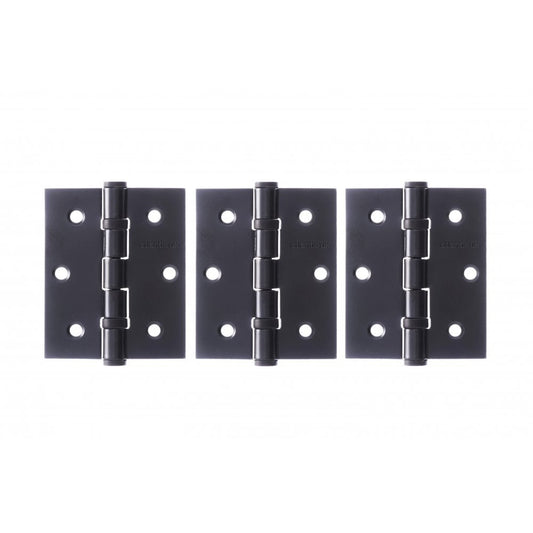 Atlantic UK Hardware Atlantic Ball Bearing Hinges 3″x2.5″x2.5mm Matt Black A2HB32525MB(3) (SET OF 3)