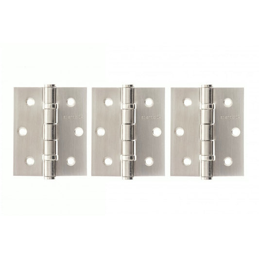 Atlantic UK Hardware Atlantic Ball Bearing Hinges 3″x2.5″x2.5mm Satin Nickel A2HB32525SN(3) (SET OF 3)