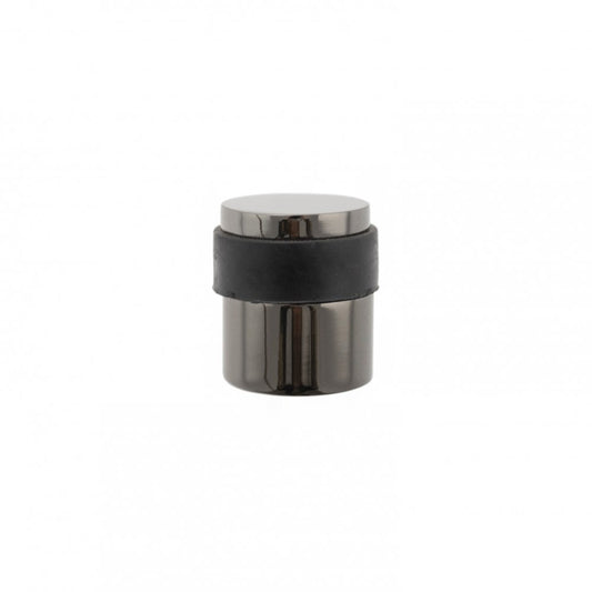 Atlantic UK Hardware Atlantic Cylinder Premium Solid Brass Floor Mounted Door Stop Black Nickel ADSCPBN