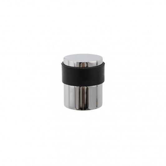 Atlantic UK Hardware Atlantic Cylinder Premium Solid Brass Floor Mounted Door Stop Polished Chrome ADSCPPC