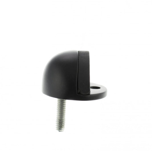 Atlantic UK Hardware Atlantic Half-Moon Premium Solid Brass Floor Mounted Door Stop Matt Black ADSHMPMB