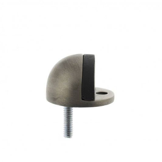 Atlantic UK Hardware Atlantic Half-Moon Premium Solid Brass Floor Mounted Door Stop Matt Gun Metal ADSHMPMBN