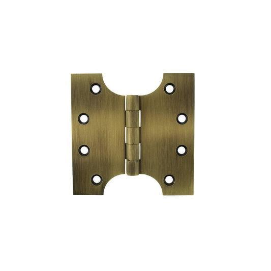 Atlantic UK Hardware Atlantic Solid Brass Parliament Hinges 4"x2"x4" Antique Brass APH424AB Pair