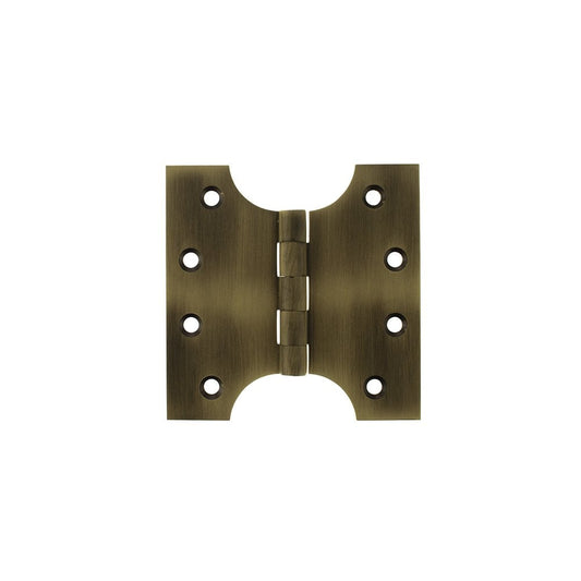 Atlantic UK Hardware Atlantic Solid Brass Parliament Hinges 4"x2"x4" Matt Antique Brass APH424MAB Pair