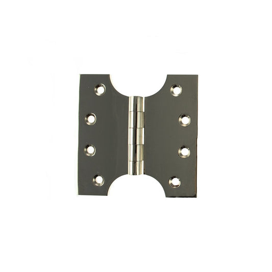 Atlantic UK Hardware Atlantic Solid Brass Parliament Hinges 4"x2"x4" Polished Nickel APH424PN Pair