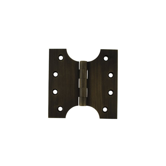 Atlantic UK Hardware Atlantic Solid Brass Parliament Hinges 4"x2"x4" Urban Bronze APH424UB Pair