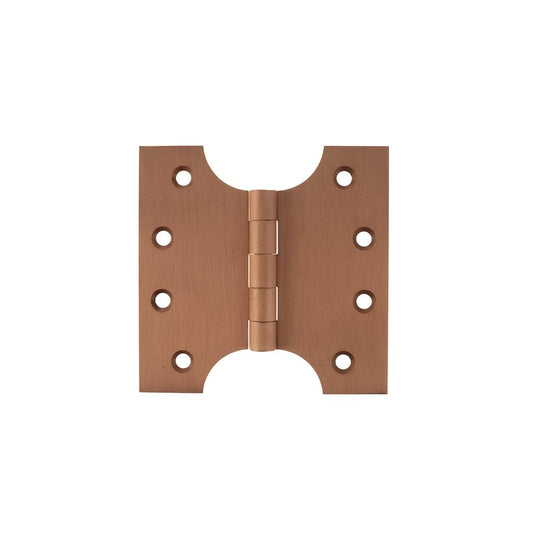 Atlantic UK Hardware Atlantic Solid Brass Parliament Hinges 4"x2"x4" Urban Satin Copper APH424USC Pair
