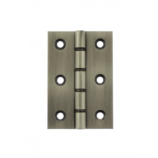 Atlantic UK Hardware Atlantic Washered Hinges 3"x2"x2.2mm Matt Gun Metal AWH3222MBN Pair