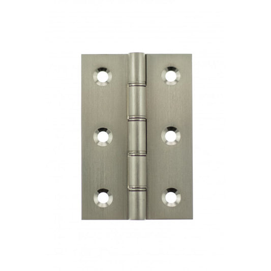 Atlantic UK Hardware Atlantic Washered Hinges 3"x2"x2.2mm Satin Nickel AWH3222SN Pair