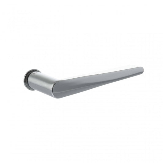 Atlantic UK Hardware Bright Polished Chrome Tupai Rapido 5S Line Torrao Lever Door Handle on Concealed Round Rose T1967C