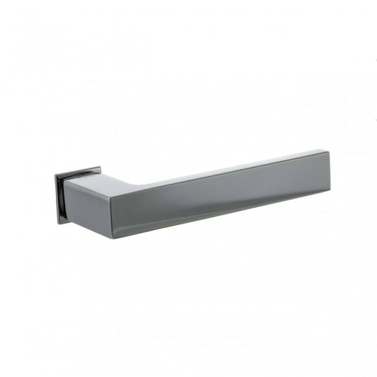 Atlantic UK Hardware Bright Polished Chrome Tupai Rapido RetaLine Rillo Lever Door Handle on Concealed Square Rose T2275
