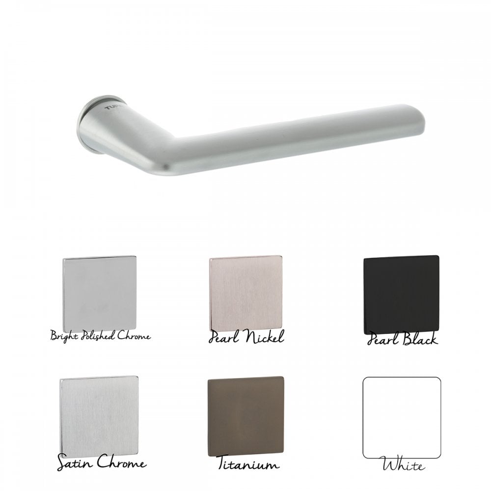 Atlantic UK Hardware Bright Polished Chrome Tupai Rapido RetaLine Tavira Lever Door Handle on Concealed Round Rose T3098