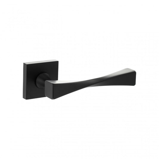 Atlantic UK Hardware Matt Black Handle Only Senza Pari Guido on Square Rose SP190MB