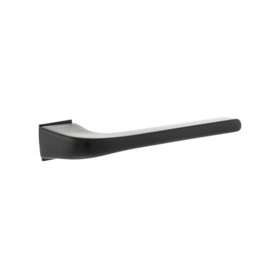Atlantic UK Hardware Pearl Black Tupai Rapido 5S Line Canha Lever Door Handle on Concealed Square Rose T4007CSMB