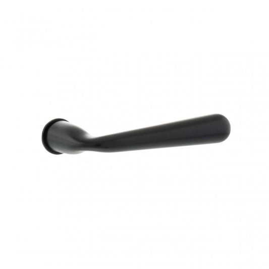 Atlantic UK Hardware Pearl Black Tupai Rapido CurvaLine Adra Lever Door Handle on Concealed Round Rose T293CRMB