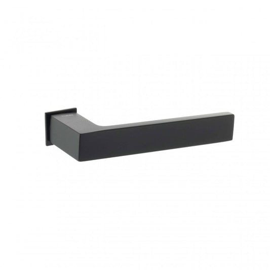 Atlantic UK Hardware Pearl Black Tupai Rapido RetaLine Rillo Lever Door Handle on Concealed Square Rose T2275CSMB