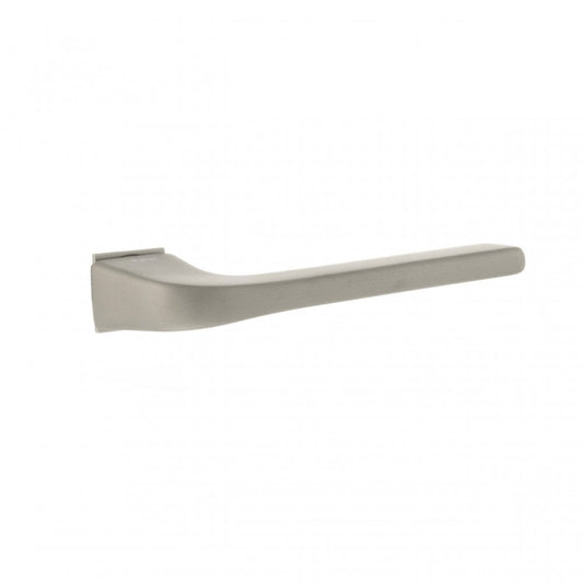 Atlantic UK Hardware Pearl Nickel Tupai Rapido 5S Line Canha Lever Door Handle on Concealed Square Rose T4007CSPL