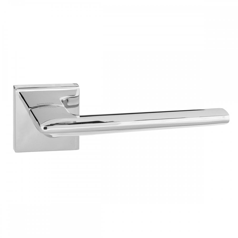 Atlantic UK Hardware Polished Chrome Forme Boston Designer Lever on Minimal Square Rose FMS422PC