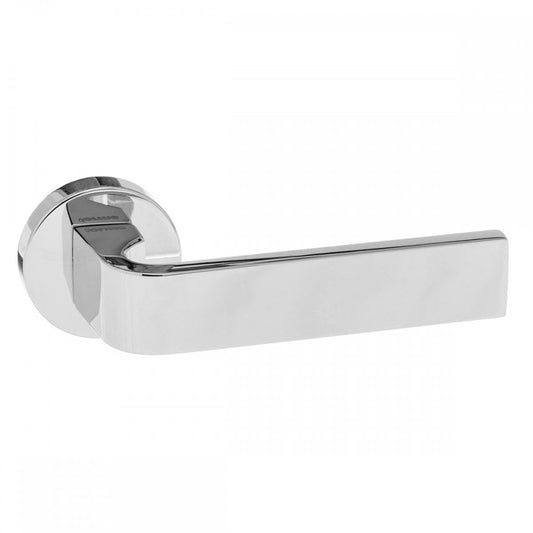 Atlantic UK Hardware Polished Chrome Forme Monza Designer Lever on Minimal Round Rose FMR413PC