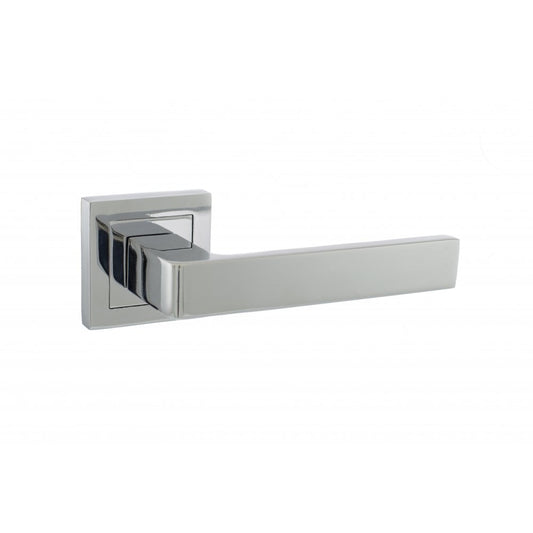 Atlantic UK Hardware Polished Chrome Montana Lever on Square Rose S40SPC