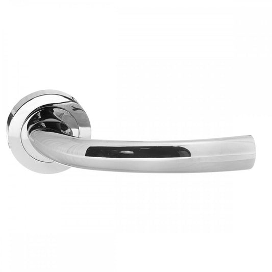Atlantic UK Hardware Polished Chrome Nevada Lever on Round Rose S21RPC