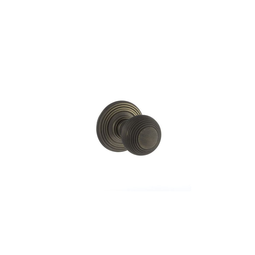 Atlantic UK Hardware Ripon Urban Bronze Reeded Mortice Knob OE50RMKUB
