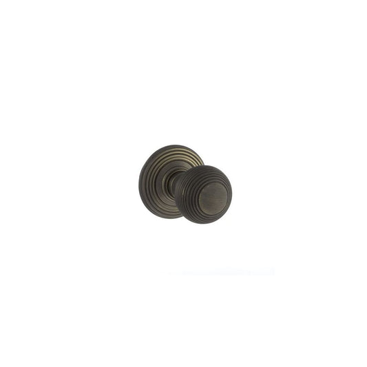 Atlantic UK Hardware Ripon Urban Bronze Reeded Mortice Knob OE50RMKUB