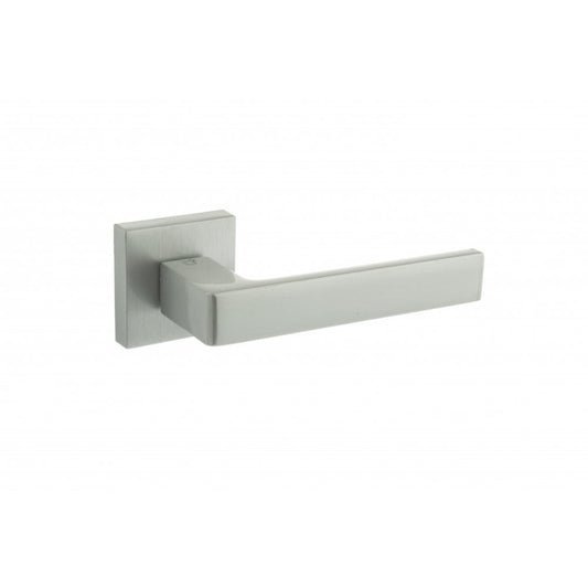 Atlantic UK Hardware Satin Chrome CleanTouch Anti-Bac Forme Asti Designer Lever on Minimal Square Rose CTFMS254SC