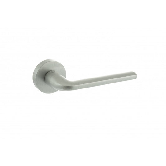Atlantic UK Hardware Satin Chrome CleanTouch Anti-Bac Forme Milly Designer Lever on Minimal Round Rose CTFMR133SC
