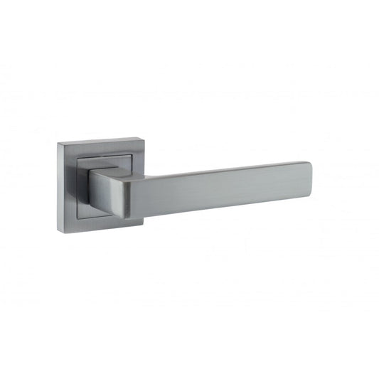 Atlantic UK Hardware Satin Chrome Montana Lever on Square Rose S40SSC