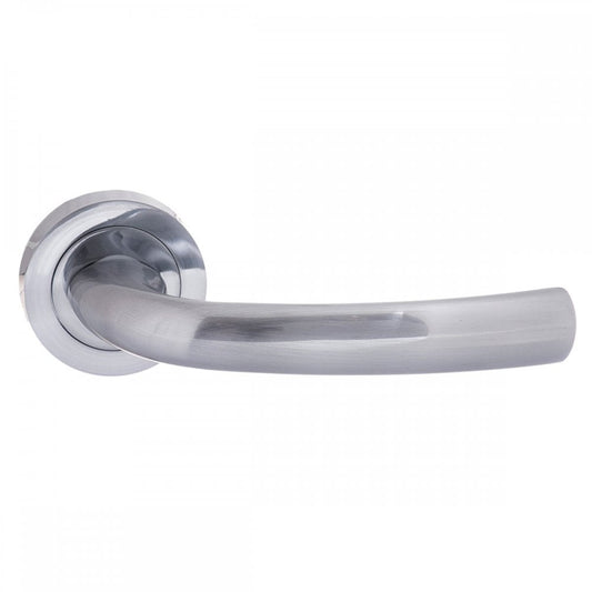 Atlantic UK Hardware Satin Chrome Nevada Lever on Round Rose S21RSC