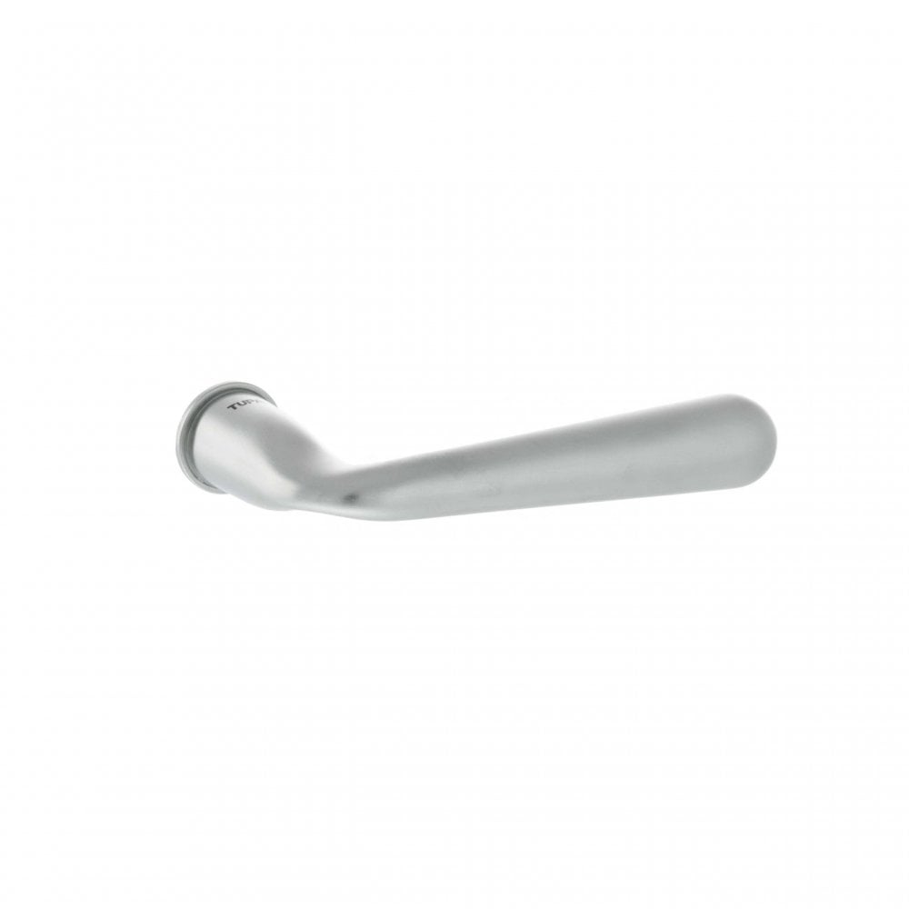 Atlantic UK Hardware Satin Chrome Tupai Rapido CurvaLine Adra Lever Door Handle on Concealed Round Rose T293CRSC
