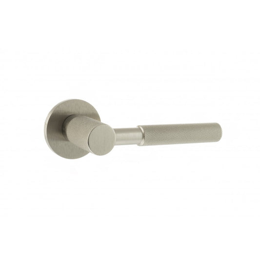 Atlantic UK Hardware Satin Nickel Mason Designer Lever on 5mm Slimline Round Rose MHSR500SN