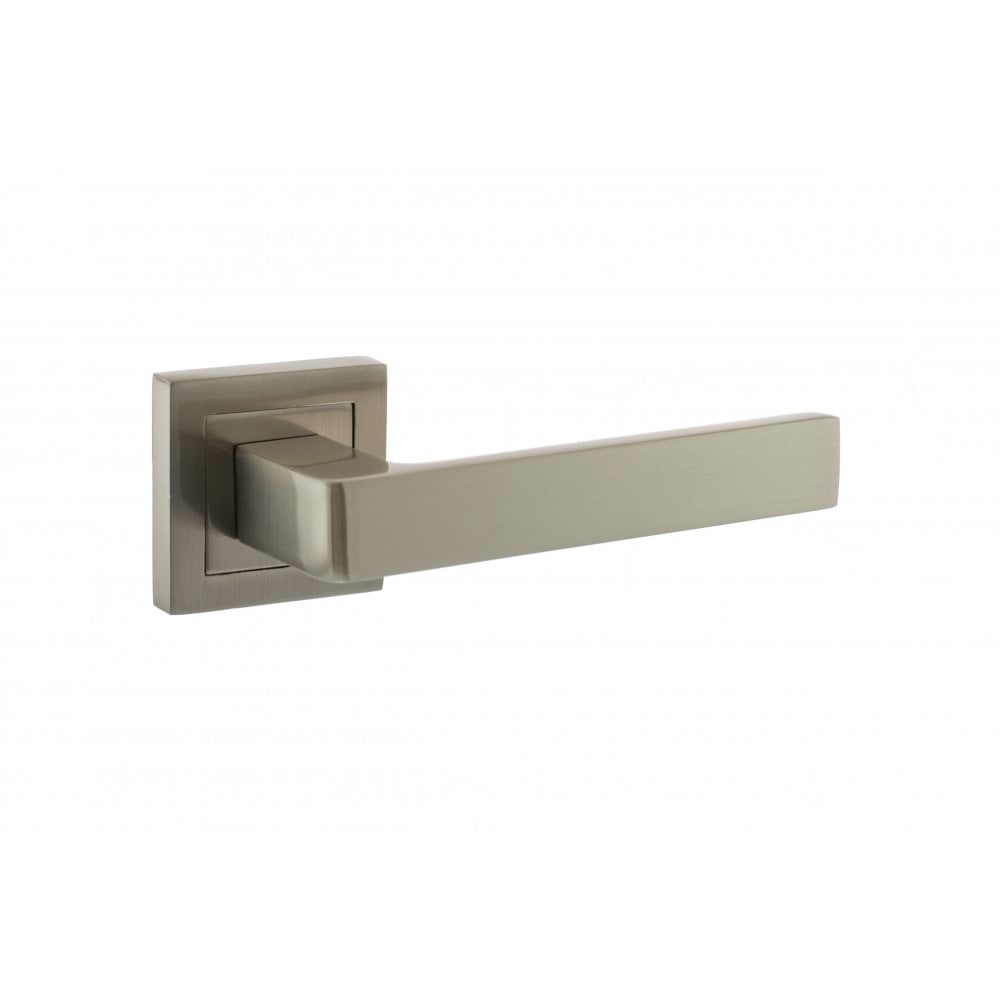Atlantic UK Hardware Satin Nickel Montana Lever on Square Rose S40SSN