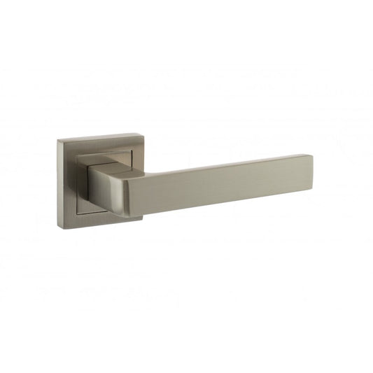 Atlantic UK Hardware Satin Nickel Montana Lever on Square Rose S40SSN