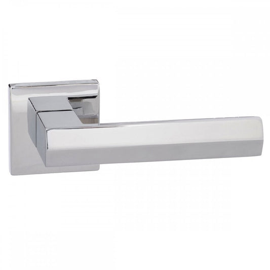 Atlantic UK Hardware Satin Nickel Pari Davoli Designer Lever on Flush Square Rose SP216SN